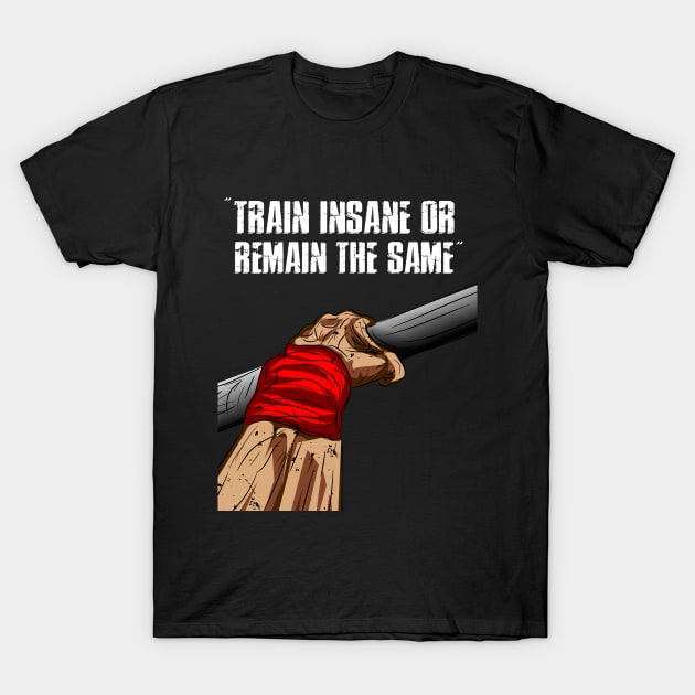 TRAIN INSANE - CALISTHENICS T-Shirt by Speevector